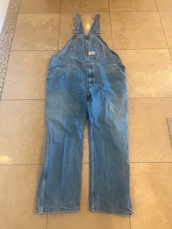 Round House Other - Round House Blue Jean Overalls Men 46x30 USA Western Chore Barn Cowboy Work